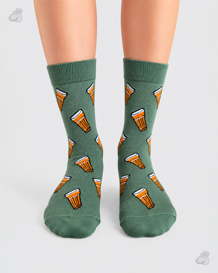 Chai Socks Sockscarving- Chhap Chhap Edition