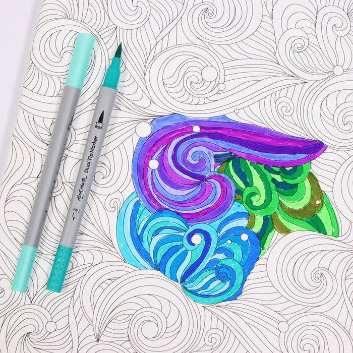 Colouring Canvas Signature 30 x 60cm (11.8 x 23.6in) - Ocean Waves