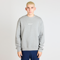 Cotton Fleece Evolve Running Crewneck - Heather Grey