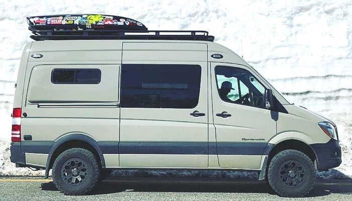 VW1033R Passenger Side Bunk Window on Sprinter 144"WB Camper Van - Campervan HQ