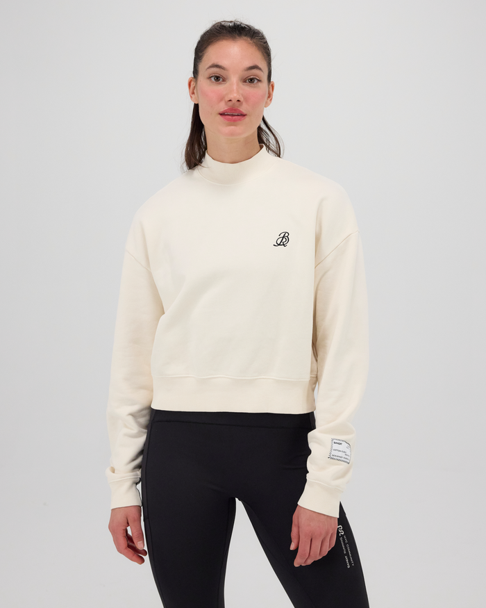 Cropmock™ Pullover - Cream