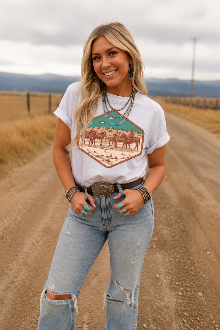 Desert Cowboy Graphic Tee