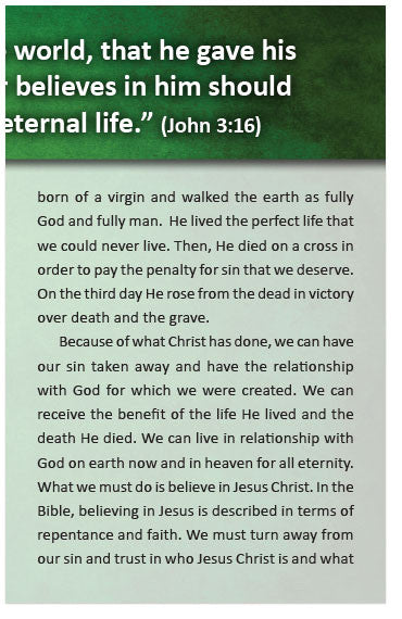 Do You Need Some Good News? (ESV)