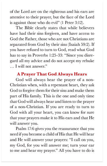 Does God Answer All Prayers? (NIV)