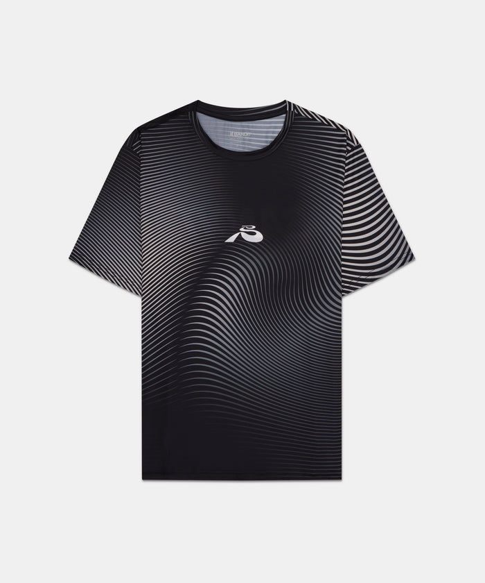 Drift™ Mirage Performance Tee - Black with Chalk Print