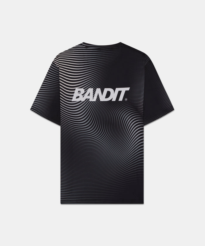 Drift™ Mirage Performance Tee - Black with Chalk Print