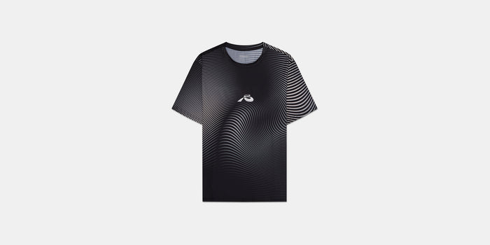 Drift™ Mirage Performance Tee - Black with Chalk Print