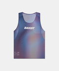 Drift™ Mirage Racing Singlet - Deep Peri Blue with Rust Gradient