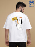 Droopy Round Neck Oversized T-Shirt
