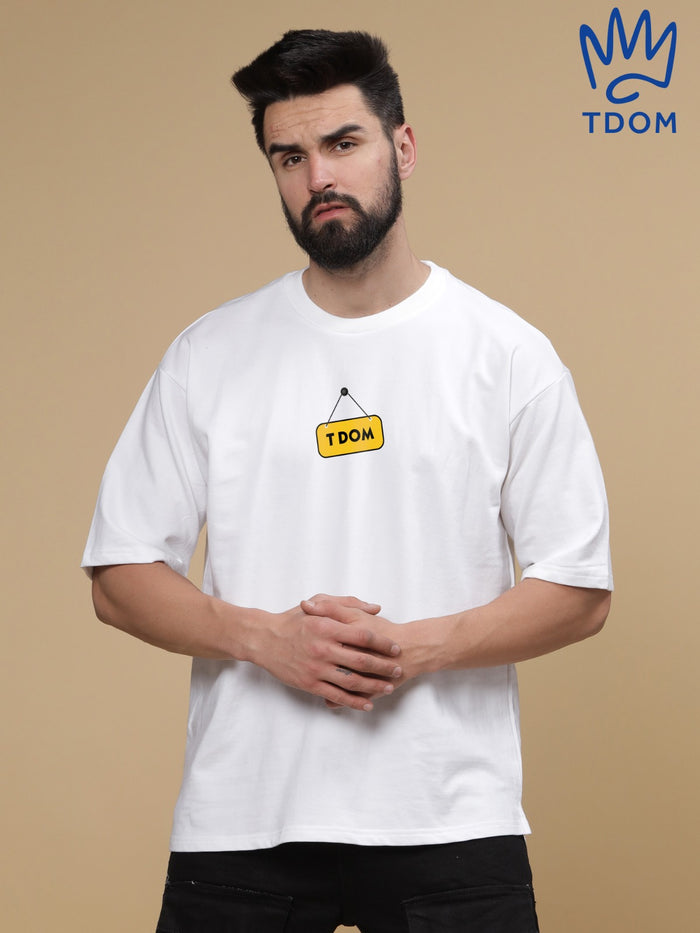 Droopy Round Neck Oversized T-Shirt