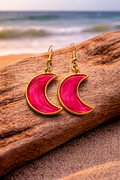 Earrings Pink Moons