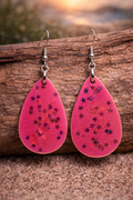 Earrings Pink Stars