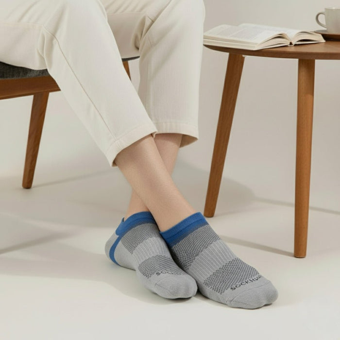 -Echo Socks - Light Grey-