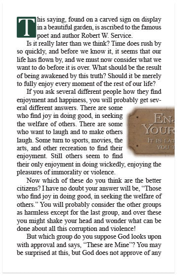 Enjoy Yourself (KJV)