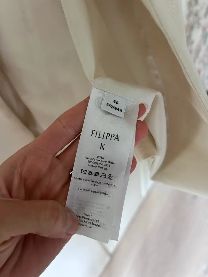 Filippa K Davina Cotton Linen-kavaj