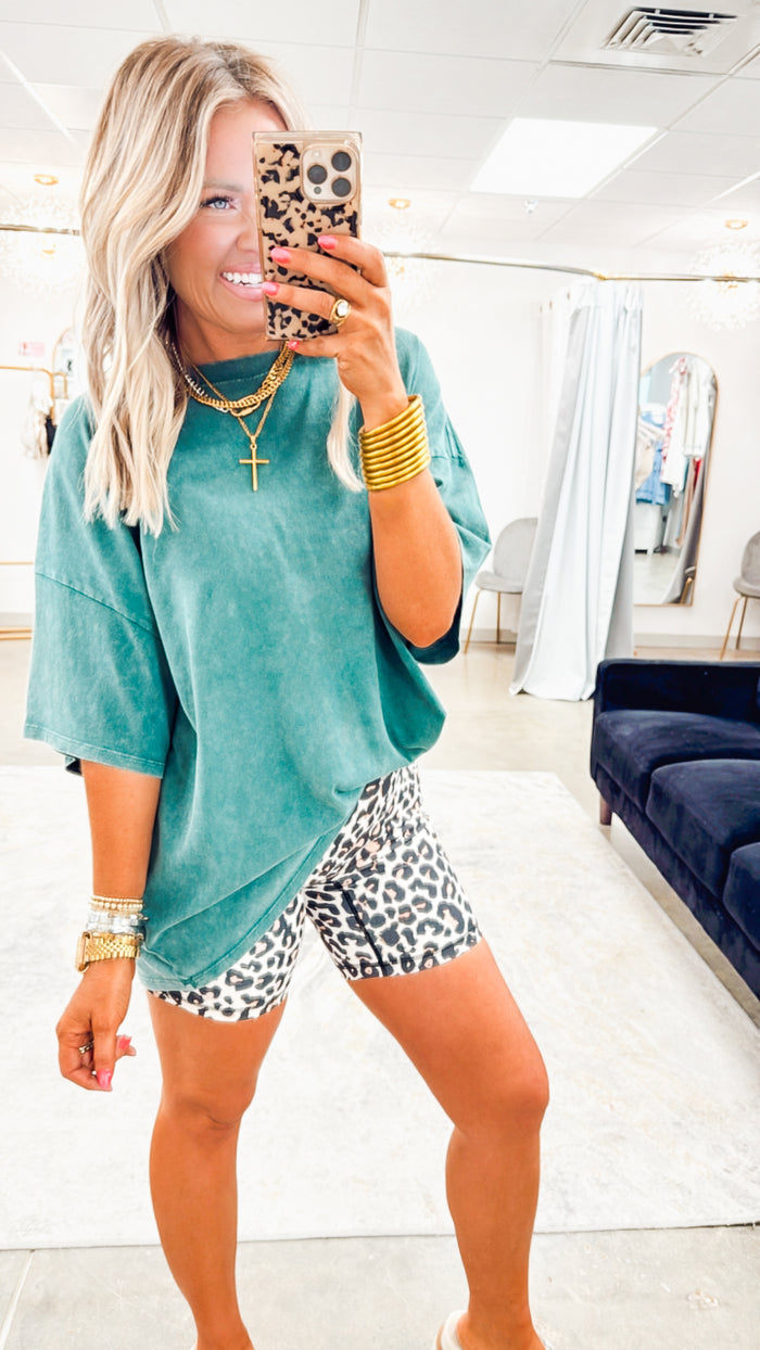 - FINAL SALE- Wild Side Biker Shorts