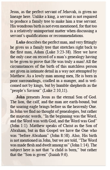 Four Views of Jesus (KJV)