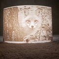 Fox Lithophane Puck Light