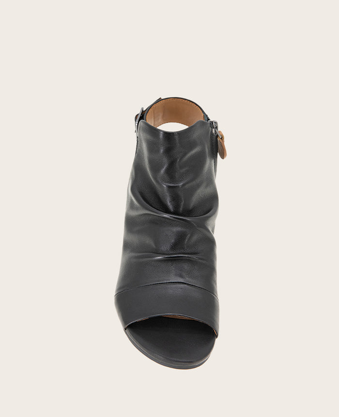 GENTLE SOULS - Marrion Leather Slingback Block Heel Sandal