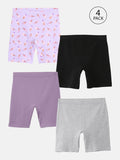 Girls Innershorts, Pack of 4