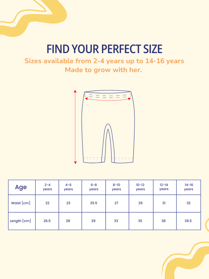 Girls Innershorts, Pack of 4