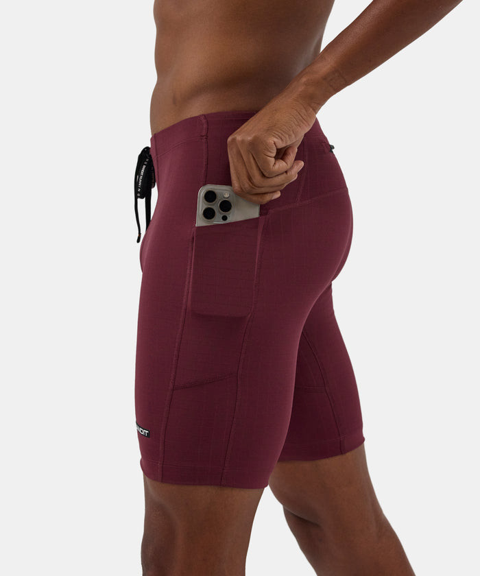 Gridlock™ 7 Pocket Half Tights, Men's - Fig