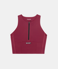 Gridlock™ Zip Front Race Crop - Berry