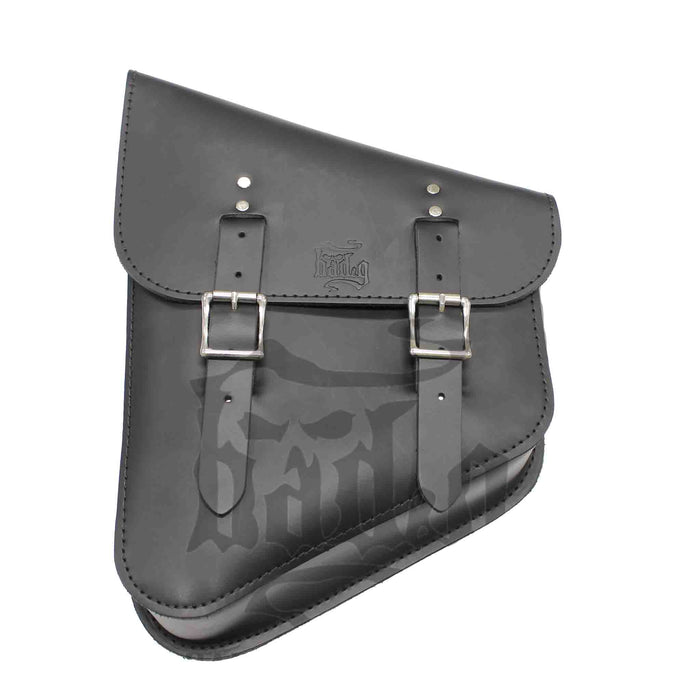 Upgrade your Harley-Davidson® Hardtail Chopper / Bobber with the SHL01 Left Side Solo Bag. Hand crafted in USA with premium leather and top quality hardware. Durable and stylish, it's the perfect fit for your motorcycle.
