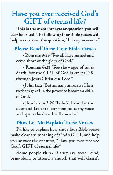 Have You Ever ... ? (KJV)