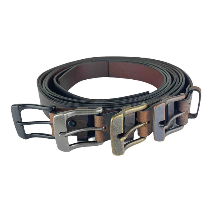 Introducing BAD&G CUSTOMS premium 1.5" Water Buffalo Leather Belts – a fusion of timeless craftsmanship and rugged elegance. Handcrafted with care, each belt showcases the unique character and durability of genuine water buffalo leather, known for its exceptional strength and natural grain patterns.