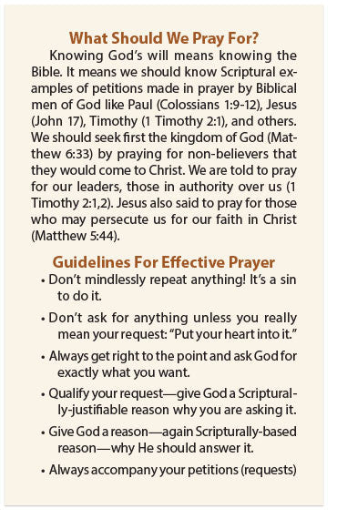 How to Pray
