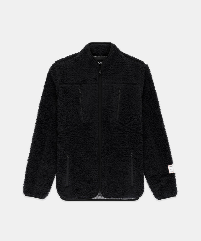 Iceland Fleece Jacket, Unisex - Black