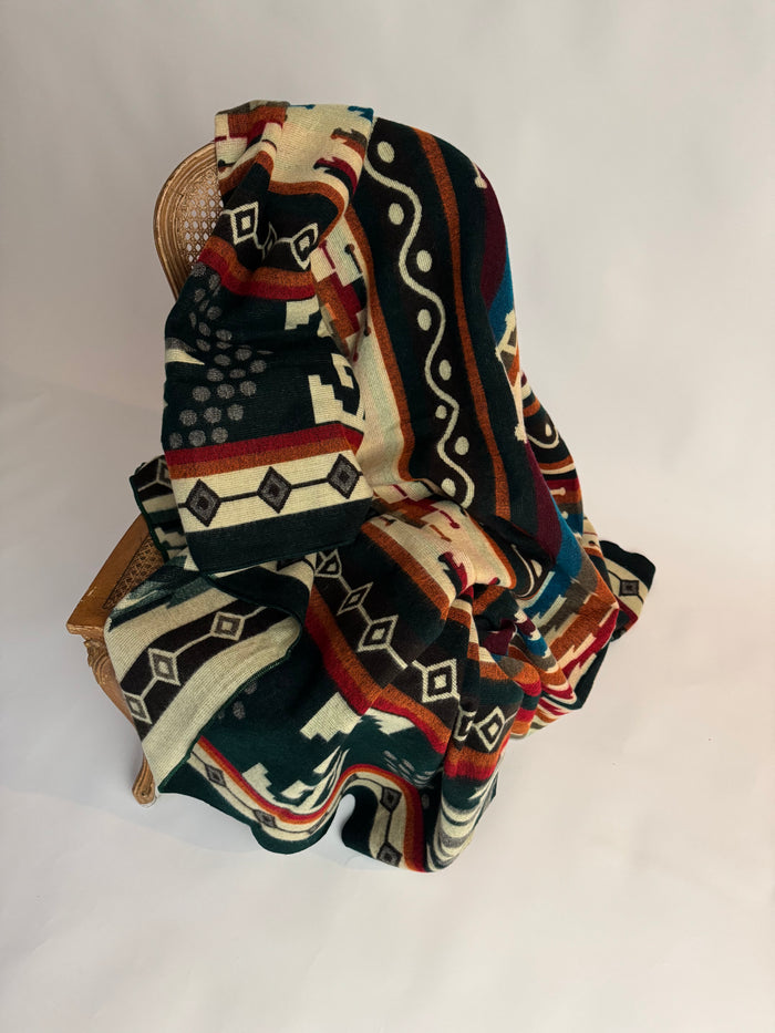 Inca Jungle - Alpaca Wool Blanket - Enchanted Farms