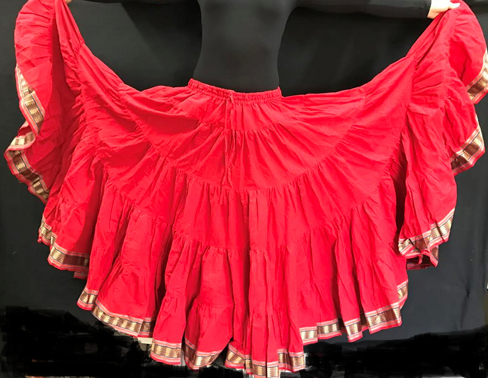 Indian Skirt- Solid Color- 25 yard