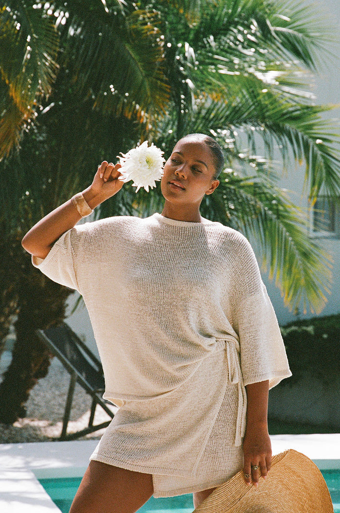 Isla Knit Top - Cream
