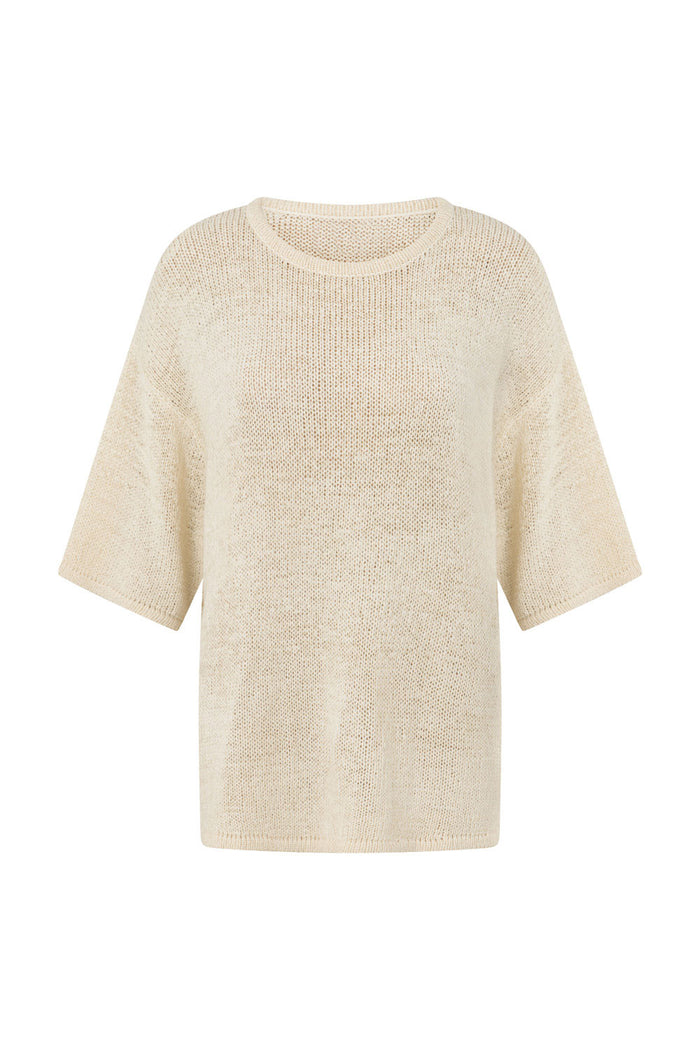 Isla Knit Top - Cream