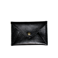 LEATHER MINI–WALLET - Black