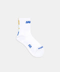 Lite Run™ Socks - White with Deep Peri Blue (2 Pack)