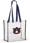 Logo Clear Stadium Tote - Auburn