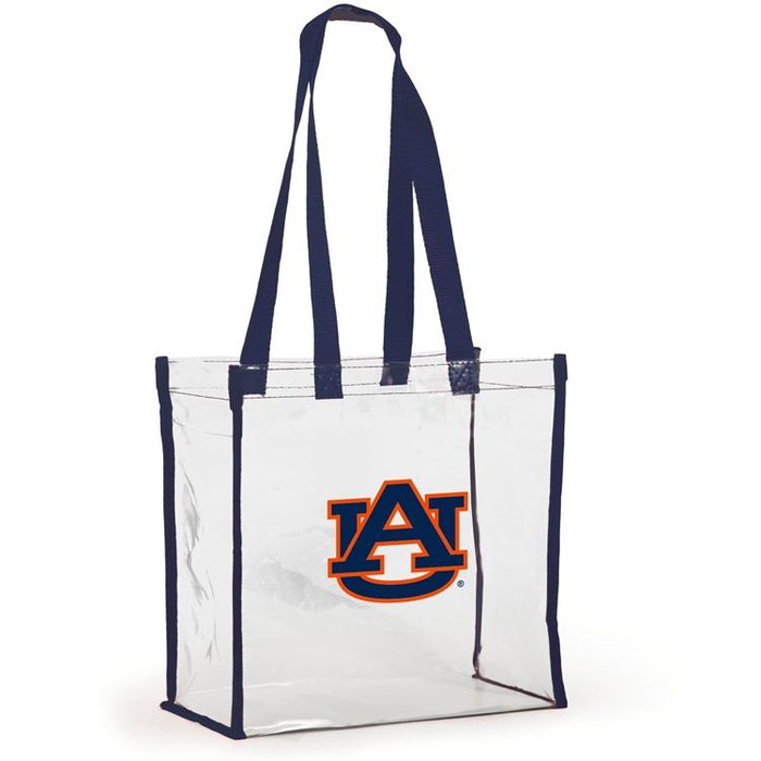 Logo Clear Stadium Tote - Auburn