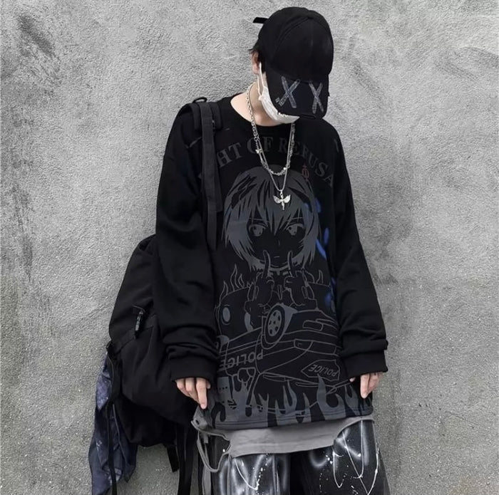 Long Sleeve Harajuku Sweater