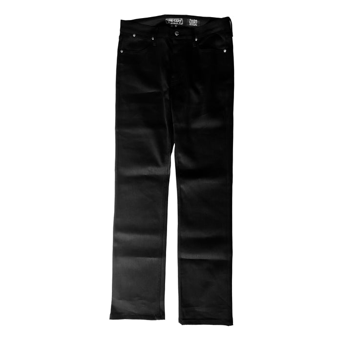 LOOSEY - STRAIGHT LEG BLACK DENIM JEANS