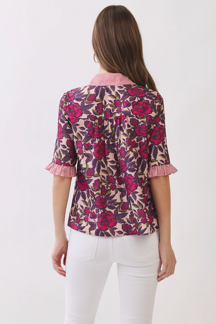 Magenta Rose Top