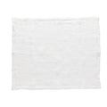 Maria Chalk White Linen Placemat — overall form and detail