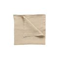 Maria Khaki Brown Linen Table Runner — overall form and detail
