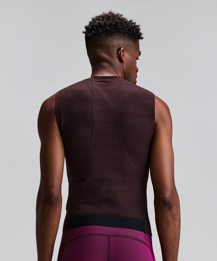 Men's AirKnit™ Distance Sleeveless Zip - Espresso