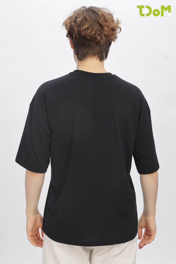 Men's Black Oversized T-Shirt