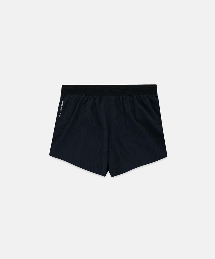 Men's CoolGrid™ 3" Split Short - Black
