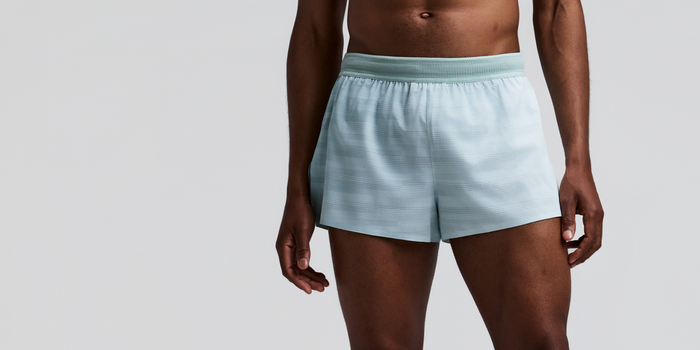 Men's CoolGrid™ 3" Split Short - Uneven Gradient - Lagoon / Mist