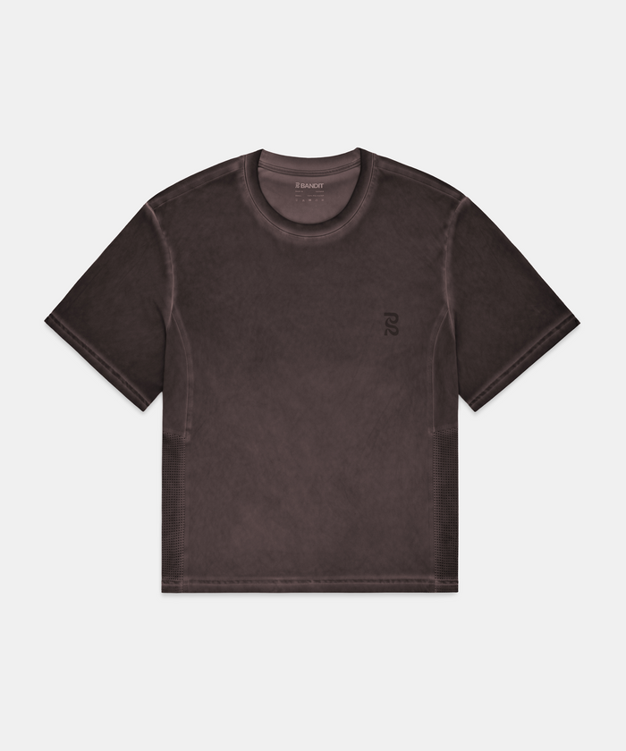Men's FrioSoft™ Perforated Box Tee - Espresso